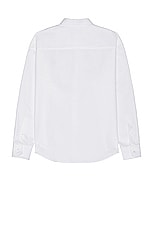 ami Boxy Fit Shirt in Natural White, view 2, click to view large image.
