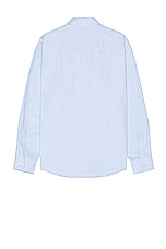 ami Boxy Fit Shirt in Sky Blue, view 2, click to view large image.