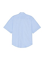 ami Boxy Fit Shirt in Cashmere Blue, view 2, click to view large image.