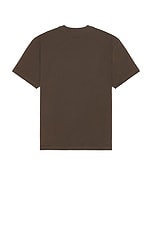 ami Red ADC T-Shirt in Dark Coffee, view 2, click to view large image.