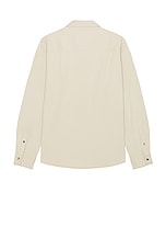 ami ADC Shirt in Off White, view 2, click to view large image.