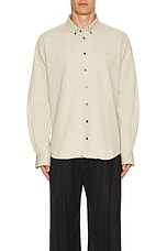 ami ADC Shirt in Off White, view 4, click to view large image.