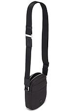 ami Small ADC Cross Pock Bag in Black, view 4, click to view large image.