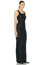 ami Tank Top Dress in Black, view 2, click to view large image.