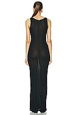ami Tank Top Dress in Black, view 3, click to view large image.
