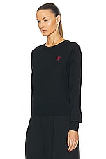 ami ADC Sweater in Black, view 3, click to view large image.