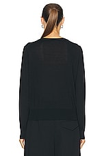 ami ADC Sweater in Black, view 4, click to view large image.