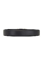 Amiri Nappa 4cm Belt in Black, view 2, click to view large image.