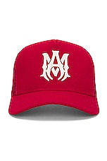 Amiri Trucker Hat in Red | FWRD