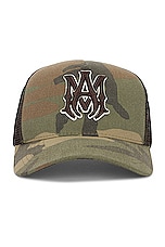Amiri Ma Trucker in Camo, view 1, click to view large image.