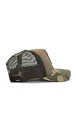 Amiri Ma Trucker in Camo, view 3, click to view large image.