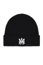 Amiri Ma Beanie in Black, view 1, click to view large image.