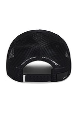 Amiri Stars Trucker Hat in Black, view 2, click to view large image.