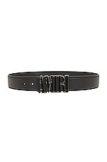 Amiri Nappa Amiri Core 4cm Belt in Black | FWRD