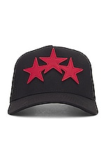 AMIRI 3 Star Trucker Hat Black Men's - SS21 - US