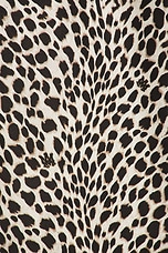 Amiri MA Leopard Short in Black Birch, view 3, click to view large image.