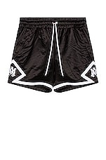 Amiri Drawstring Boxing Shorts in Black | FWRD