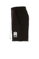 Amiri MA Core Logo Short in Black, view 2, click to view large image.