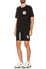 Amiri MA Core Logo Short in Black, view 5, click to view large image.