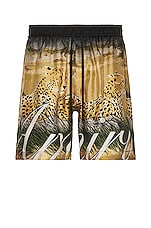 Amiri Leopard Short in Multi, view 1, click to view large image.
