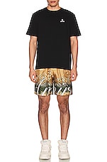 Amiri Leopard Short in Multi, view 4, click to view large image.