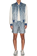 Amiri Gradient Short in Blue, view 5, click to view large image.