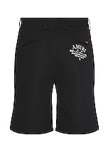 Amiri Arts District Chino Short in Black, view 2, click to view large image.