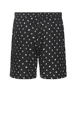 Amiri MA Paisley Short in Black, view 2, click to view large image.