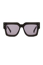 Amiri Jumbo MA Sunglasses in Black, view 1, click to view large image.