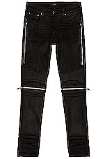 Amiri MX2 Waxed Jean in Black | FWRD