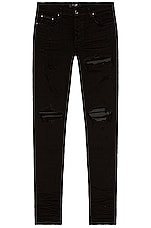 Amiri MX1 Skinny Jean in Black, view 1, click to view large image.