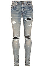 Amiri MX1 Skinny Jean in Clay Indigo, view 1, click to view large image.