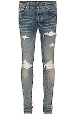 Amiri Ultra Suede MX1 Jean in Clay Indigo | FWRD