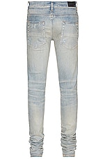 Amiri Mx1 Ultra Suede Jean in Clay Indigo, view 2, click to view large image.