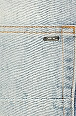 Amiri Printed Safari Straight Jean in Stone Indigo, view 3, click to view large image.
