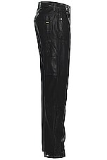 Amiri Wax Carpenter Jean in Black, view 3, click to view large image.