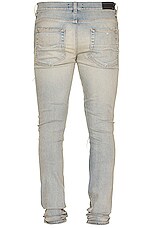 Amiri Mx1 Suede Jean in Antique Indigo, view 2, click to view large image.