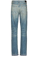 Amiri Released Hem Straight Jean in Crafted Indigo, view 2, click to view large image.