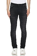 Amiri Shotgun Skinny Jean in Faded Black, view 3, click to view large image.