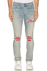 Amiri MX1 Jean in Antique Indigo, view 4, click to view large image.