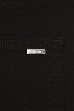 Amiri Slim Jean in Black OD, view 3, click to view large image.