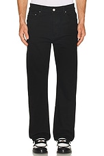 Amiri Slim Jean in Black OD, view 4, click to view large image.