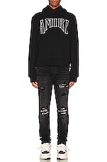 Amiri Zoltar Logo Hoodie in Black, view 5, click to view large image.