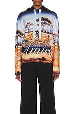 Amiri Safari Oversized Hoodie in Multi, view 3, click to view large image.