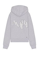 【AMI】 Armid Koych Embroidered Hooded Sweatshirt AMI Paris Logo-Embroidered Stretch-Cotton Hoodie | Saks