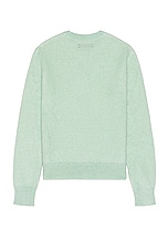 Amiri Premier Sweater in Frosty Green, view 2, click to view large image.