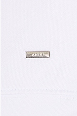 Amiri Smoke Hoodie in White, view 3, click to view large image.