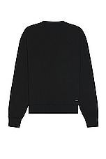 Amiri Stitch Crew in Black, view 2, click to view large image.