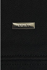 Amiri Stitch Crew in Black, view 3, click to view large image.