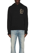 Amiri Resort Club Hoodie in Black, view 4, click to view large image.